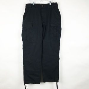 5.11 Tactical Series Black Cargo Pants 35.5 39 REG